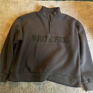 white fox pull over